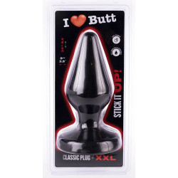 I Love Butt Plug Classic XXL I Love Butt 20 x 9 cm Noir
